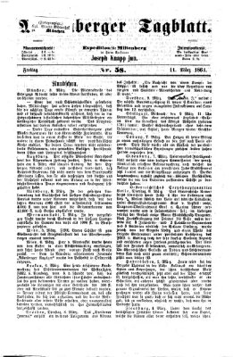 Miltenberger Tagblatt Freitag 11. März 1864
