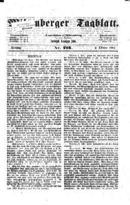Miltenberger Tagblatt Dienstag 4. Oktober 1864