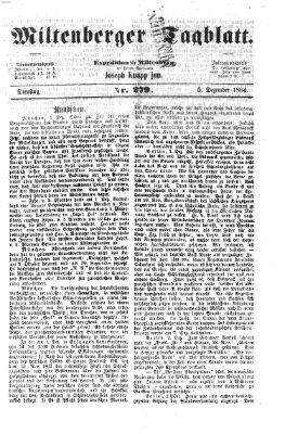 Miltenberger Tagblatt Montag 5. Dezember 1864