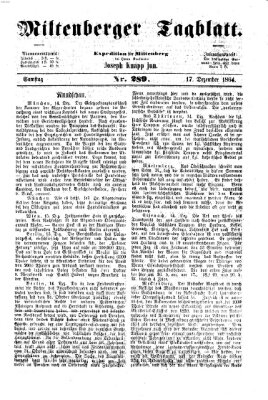 Miltenberger Tagblatt Samstag 17. Dezember 1864
