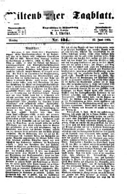 Miltenberger Tagblatt Montag 12. Juni 1865