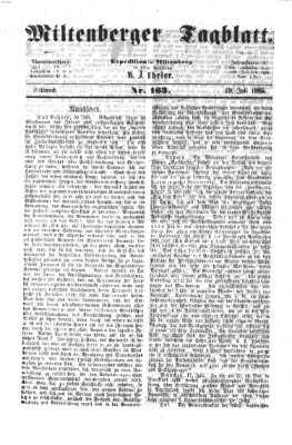 Miltenberger Tagblatt Mittwoch 19. Juli 1865