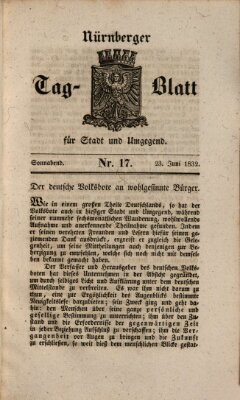 Nürnberger Tag-Blatt für Stadt und Umgegend Samstag 23. Juni 1832