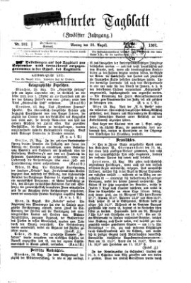 Schweinfurter Tagblatt Montag 26. August 1867