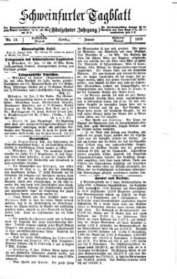 Schweinfurter Tagblatt Samstag 15. Januar 1870