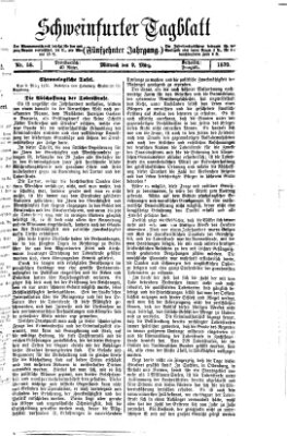 Schweinfurter Tagblatt Mittwoch 9. März 1870