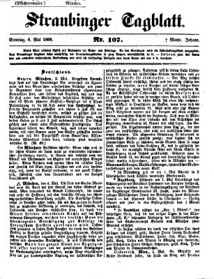 Straubinger Tagblatt Sonntag 6. Mai 1866