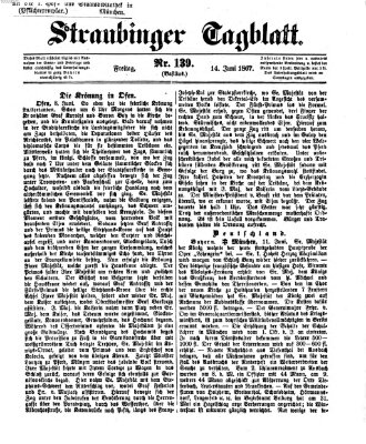 Straubinger Tagblatt Freitag 14. Juni 1867