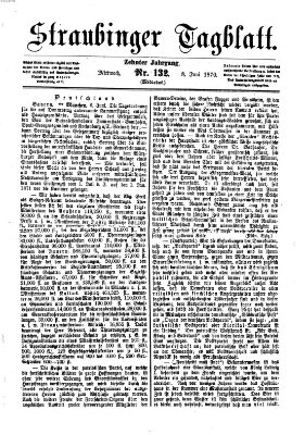 Straubinger Tagblatt Mittwoch 8. Juni 1870