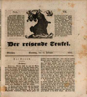Der reisende Teufel (Der Hofnarr) Sonntag 12. Februar 1832