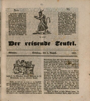 Der reisende Teufel (Der Hofnarr) Sonntag 5. August 1832