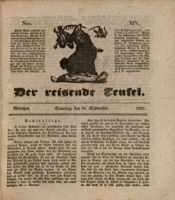 Der reisende Teufel (Der Hofnarr) Sonntag 30. September 1832