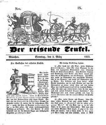 Der reisende Teufel (Der Hofnarr) Sonntag 3. März 1833