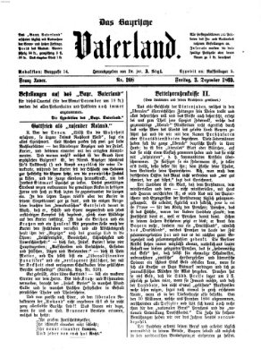 Das bayerische Vaterland Freitag 3. Dezember 1869