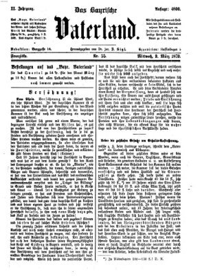Das bayerische Vaterland Mittwoch 9. März 1870