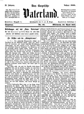 Das bayerische Vaterland Mittwoch 20. April 1870