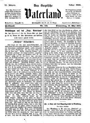 Das bayerische Vaterland Donnerstag 19. Mai 1870