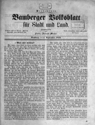 Bamberger Volksblatt für Stadt und Land