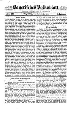 Bayerisches Volksblatt (Regensburger Morgenblatt) Donnerstag 9. Mai 1850