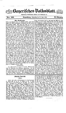 Bayerisches Volksblatt (Regensburger Morgenblatt) Donnerstag 27. Juni 1850