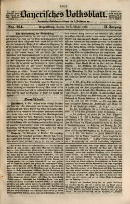 Bayerisches Volksblatt (Regensburger Morgenblatt) Sonntag 6. Oktober 1850