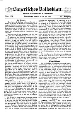 Bayerisches Volksblatt (Regensburger Morgenblatt) Samstag 10. Mai 1851