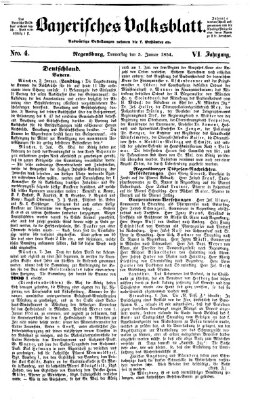 Bayerisches Volksblatt (Regensburger Morgenblatt) Donnerstag 5. Januar 1854