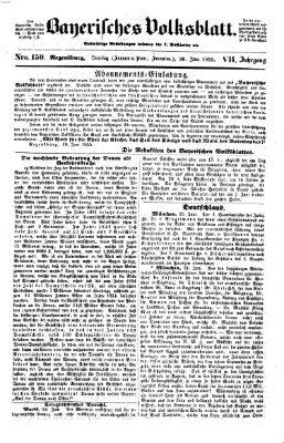 Bayerisches Volksblatt (Regensburger Morgenblatt) Dienstag 26. Juni 1855