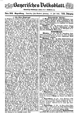 Bayerisches Volksblatt (Regensburger Morgenblatt) Donnerstag 12. Juli 1855