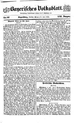 Bayerisches Volksblatt (Regensburger Morgenblatt) Dienstag 8. Juli 1856