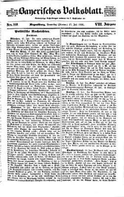 Bayerisches Volksblatt (Regensburger Morgenblatt) Donnerstag 17. Juli 1856