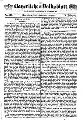 Bayerisches Volksblatt (Regensburger Morgenblatt) Donnerstag 11. März 1858