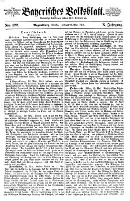Bayerisches Volksblatt (Regensburger Morgenblatt) Dienstag 25. Mai 1858