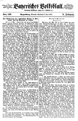 Bayerisches Volksblatt (Regensburger Morgenblatt) Mittwoch 2. Juni 1858