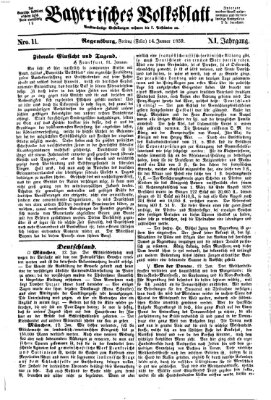 Bayerisches Volksblatt (Regensburger Morgenblatt) Freitag 14. Januar 1859