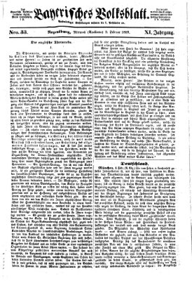 Bayerisches Volksblatt (Regensburger Morgenblatt) Mittwoch 9. Februar 1859