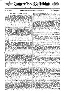 Bayerisches Volksblatt (Regensburger Morgenblatt) Sonntag 15. Mai 1859
