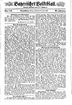 Bayerisches Volksblatt (Regensburger Morgenblatt) Montag 20. Juni 1859
