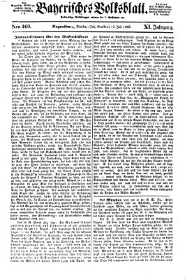Bayerisches Volksblatt (Regensburger Morgenblatt) Dienstag 12. Juli 1859