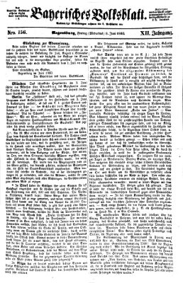 Bayerisches Volksblatt (Regensburger Morgenblatt) Freitag 8. Juni 1860
