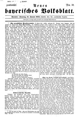 Neues bayerisches Volksblatt Sonntag 31. Januar 1864