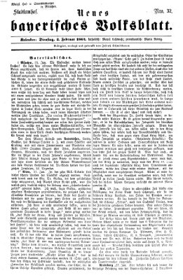 Neues bayerisches Volksblatt Dienstag 2. Februar 1864
