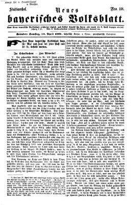 Neues bayerisches Volksblatt Samstag 30. April 1864