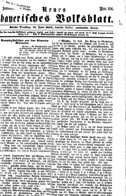 Neues bayerisches Volksblatt Dienstag 14. Juni 1864