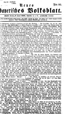 Neues bayerisches Volksblatt Sonntag 26. Juni 1864