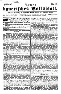 Neues bayerisches Volksblatt Donnerstag 28. Juli 1864