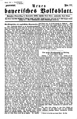 Neues bayerisches Volksblatt Donnerstag 8. September 1864