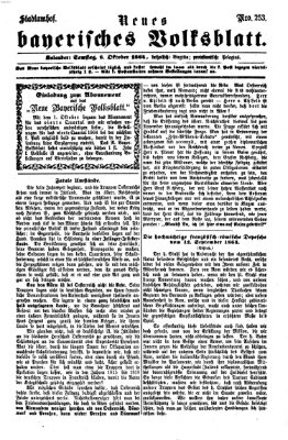 Neues bayerisches Volksblatt Samstag 8. Oktober 1864