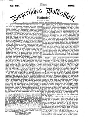 Neues bayerisches Volksblatt Freitag 8. März 1867