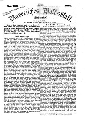 Neues bayerisches Volksblatt Sonntag 23. Juni 1867
